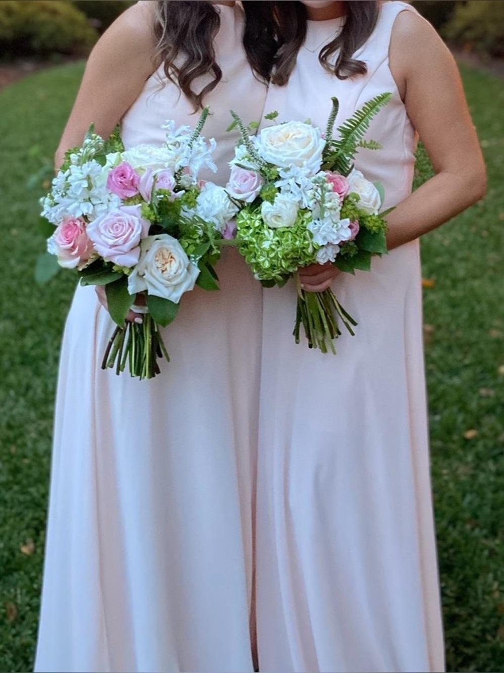 Amsale Brynn Bridesmaid Dress in Bellini
